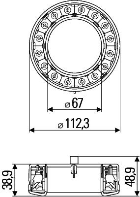 HELLA Heckleuchte (2SB 009 362-021) 4082300234213 2SB 009 362-021