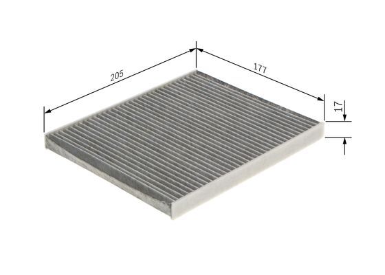 BOSCH Filter, Innenraumluft (1 987 435 583) BOSCH Filter, Innenraumluft (1 987 435 583)