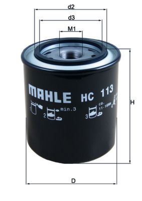 KNECHT Hydraulikfilter, Automatikgetriebe (HC 113) Thumbnail