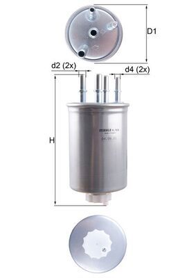 KNECHT Kraftstofffilter (KL 1026)