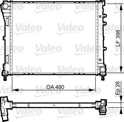 VALEO Kühler, Motorkühlung (735273) VALEO Kühler, Motorkühlung (735273)