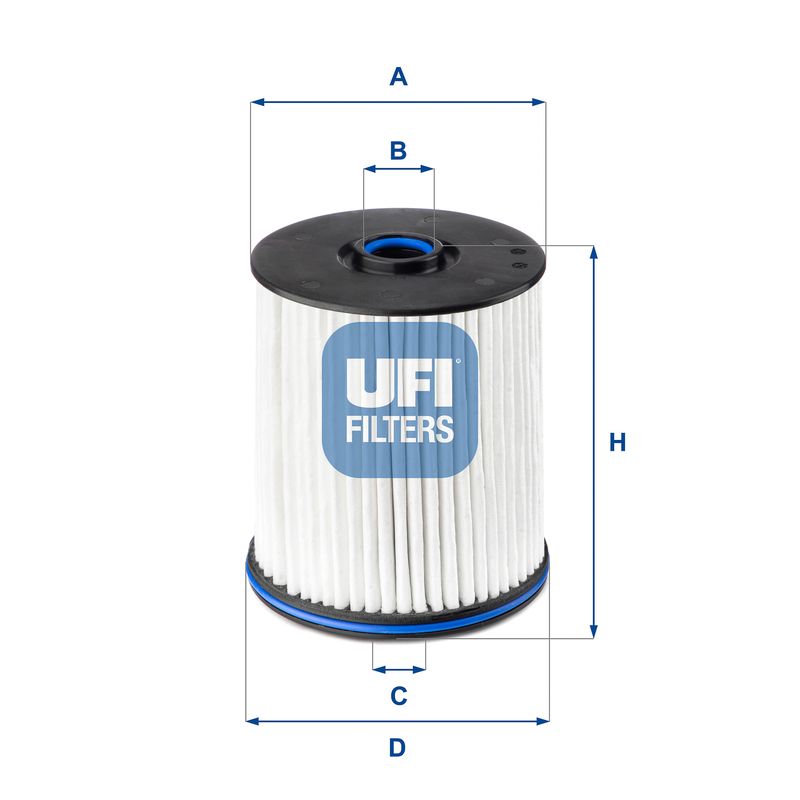 UFI Kraftstofffilter (26.E2X.01) Thumbnail