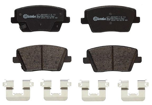BREMBO Bremsbelagsatz, Scheibenbremse (P 30 112)