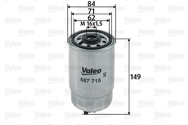 VALEO Kraftstofffilter (587715)