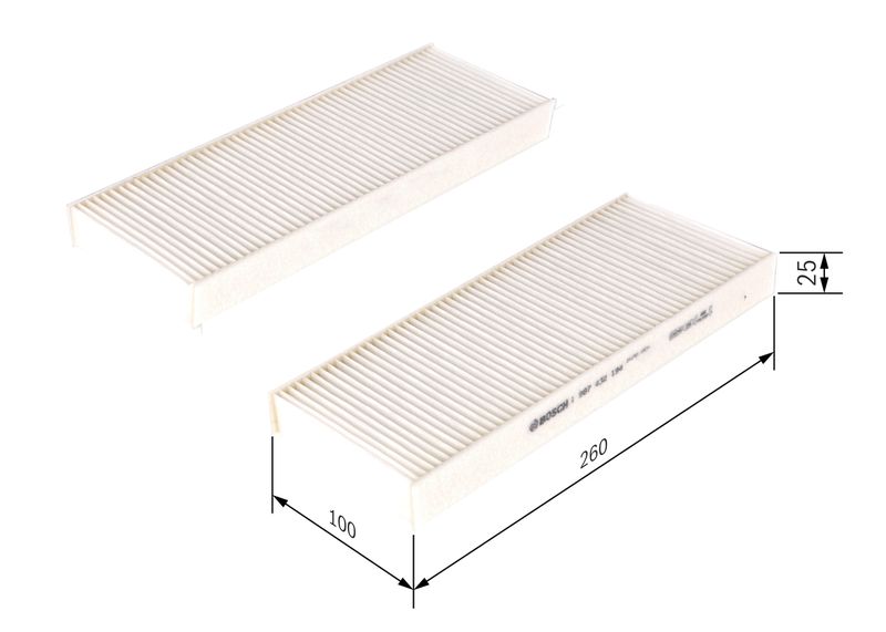 BOSCH Filter, Innenraumluft (1 987 432 194)