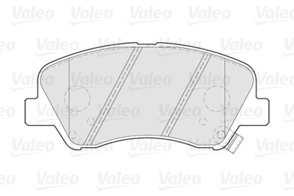 VALEO Bremsbelagsatz, Scheibenbremse (301021) VALEO Bremsbelagsatz, Scheibenbremse (301021)