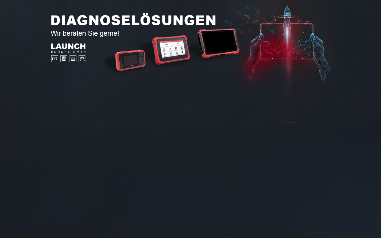 Launch Diagnosegeräte Drei Launch Diagnosegeräte in unterschiedlicher Ausführung