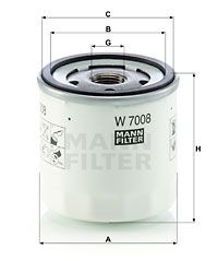 MANN-FILTER Ölfilter (W 7008)