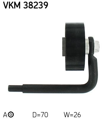 SKF Spannrolle, Keilrippenriemen (VKM 38239)