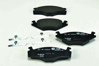 HELLA Bremsbelagsatz, Scheibenbremse (8DB 355 017-521)