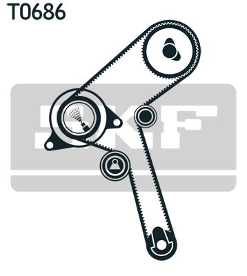 SKF Zahnriemensatz (VKMA 92012)