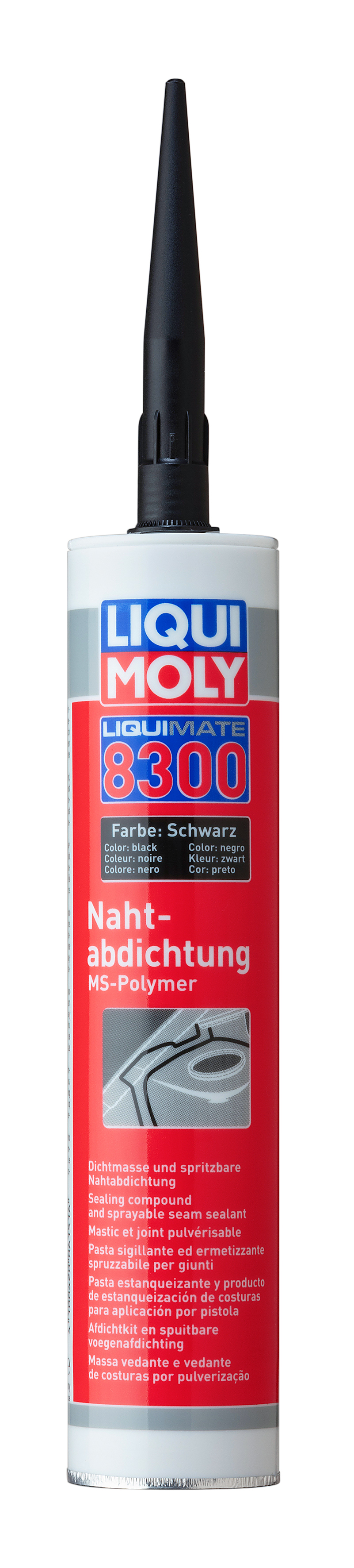 LIQUI MOLY Liquimate 8300 Nahtabdichtung schwarz, 310 ml (6151)