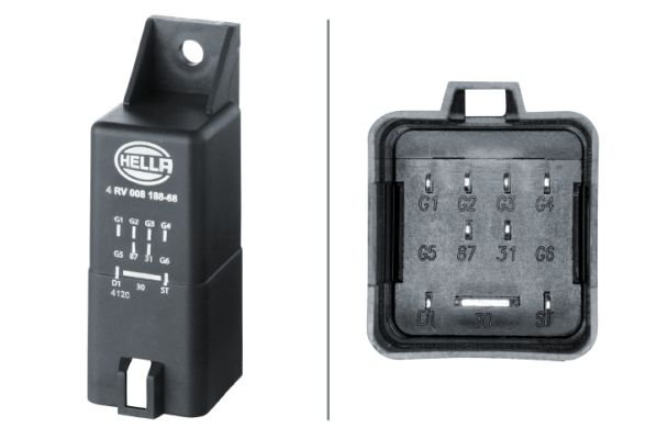 HELLA Steuergerät, Glühzeit (4RV 008 188-681)