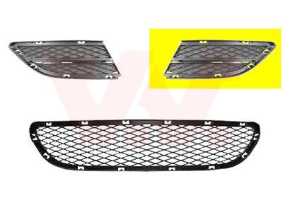 VAN WEZEL Lüftungsgitter, Stoßfänger (0667591) Thumbnail