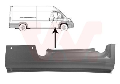 VAN WEZEL Einstiegsblech (1651102)