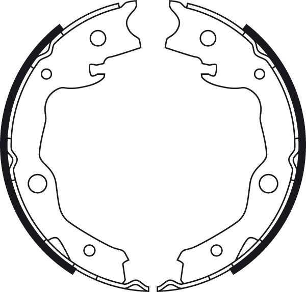 TRW Bremsbackensatz, Feststellbremse (GS8752)