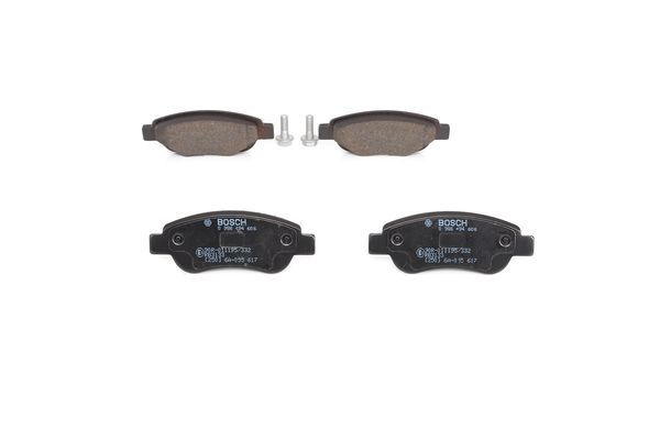 BOSCH Bremsbelagsatz, Scheibenbremse (0 986 494 606)