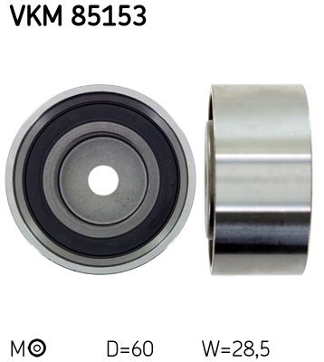 SKF Umlenk-/Führungsrolle, Zahnriemen (VKM 85153)