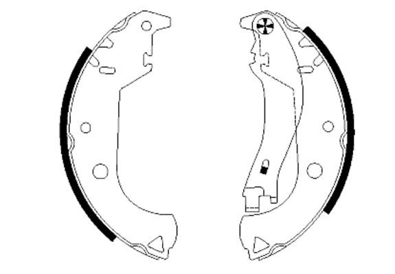 TEXTAR Bremsbackensatz (91059900)