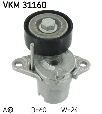 SKF Spannrolle, Keilrippenriemen (VKM 31160)