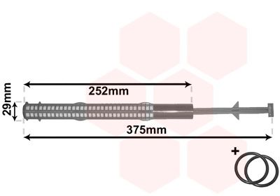 VAN WEZEL Trockner, Klimaanlage (3700D379)