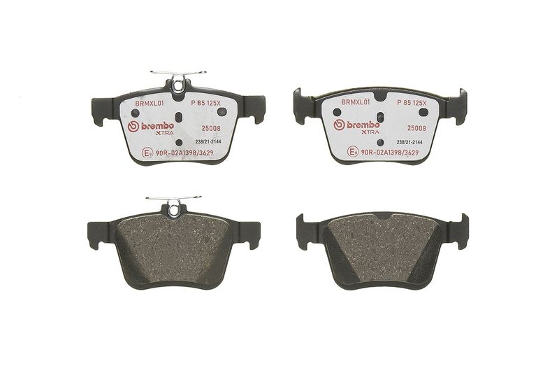 BREMBO Bremsbelagsatz, Scheibenbremse (P 85 125X)