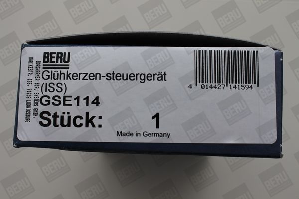 BorgWarner (BERU) Steuergerät, Glühzeit (GSE114)