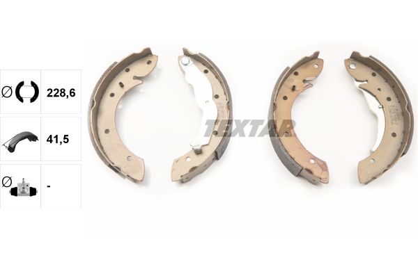 TEXTAR Bremsbackensatz (91050000)