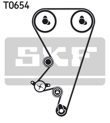 SKF Wasserpumpe + Zahnriemensatz (VKMC 05202)