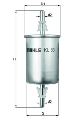 KNECHT Kraftstofffilter (KL 83) Thumbnail