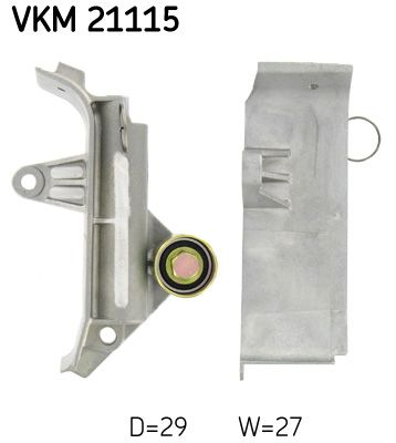 SKF Umlenk-/Führungsrolle, Zahnriemen (VKM 21115)