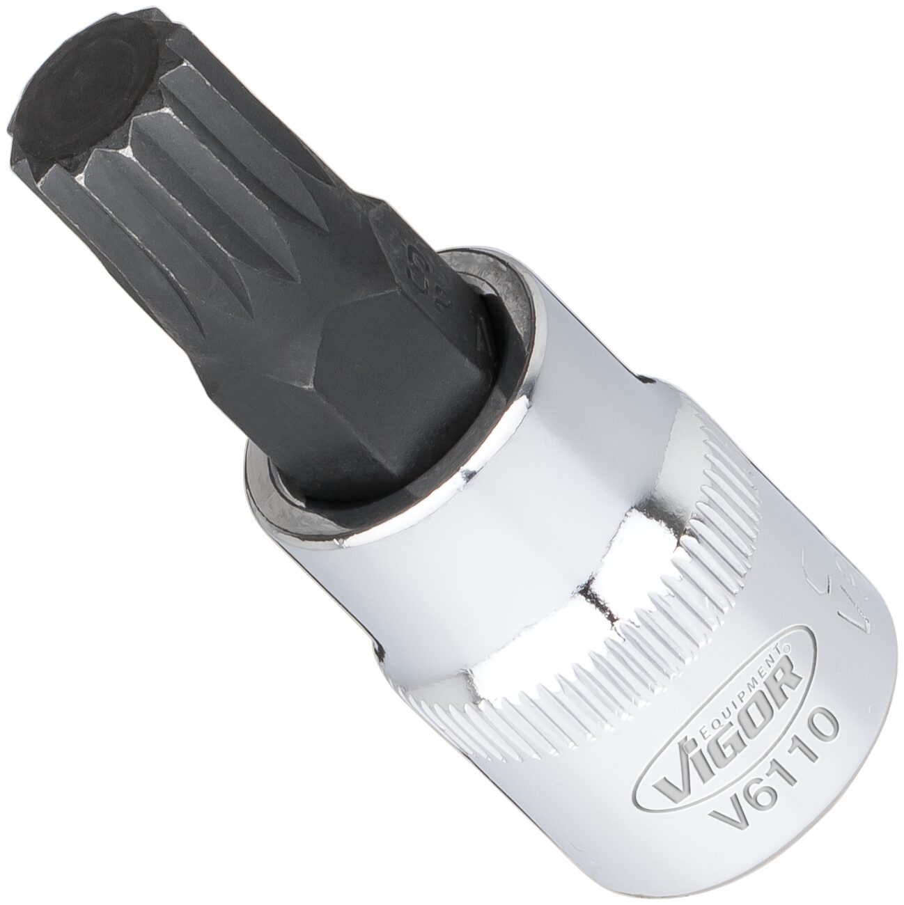 VIGOR Schraubendreher-Einsatz ∙ V6108 ∙ Vierkant10 mm (3/8 Zoll) ∙ Innen Vielzahn Profil XZN ∙ M8