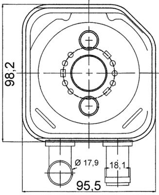 MAHLE Ölkühler, Motoröl (CLC 107 000P) Thumbnail