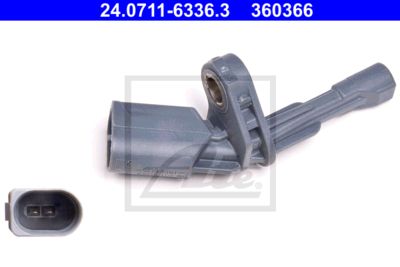ATE Sensor, Raddrehzahl (24.0711-6336.3)
