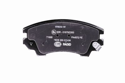 HELLA Bremsbelagsatz, Scheibenbremse (8DB 355 013-041)