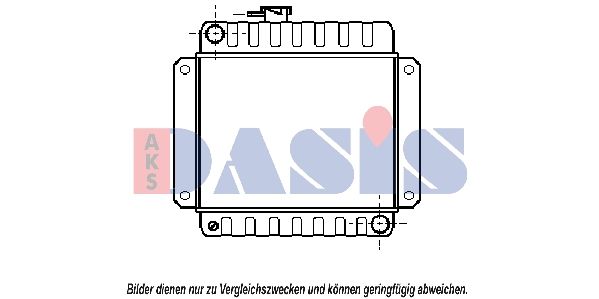 AKS DASIS Kühler, Motorkühlung (050010N)