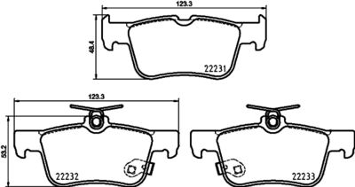 HELLA Bremsbelagsatz, Scheibenbremse (8DB 355 037-791)