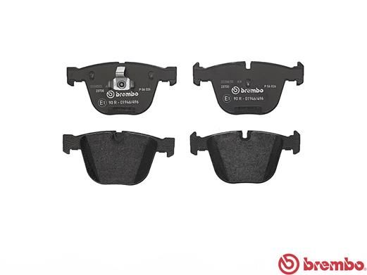 BREMBO Bremsbelagsatz, Scheibenbremse (P 06 026)