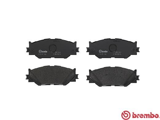 BREMBO Bremsbelagsatz, Scheibenbremse (P 83 074)
