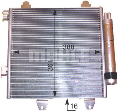 MAHLE Kondensator, Klimaanlage (AC 459 000P)