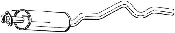 BOSAL Mittelschalldämpfer (283-321)