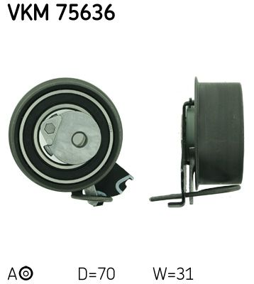 SKF Spannrolle, Zahnriemen (VKM 75636)