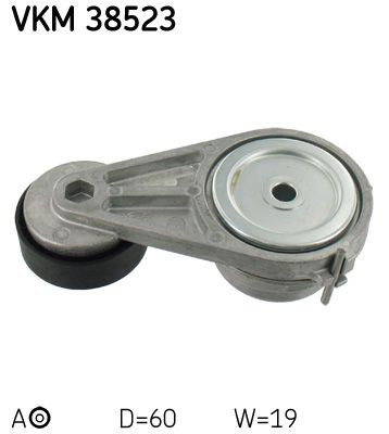 SKF Spannrolle, Keilrippenriemen (VKM 38523)