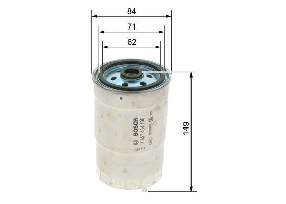 BOSCH Kraftstofffilter (1 457 434 106) BOSCH Kraftstofffilter (1 457 434 106)