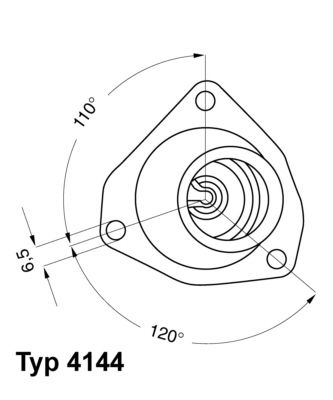 BorgWarner (Wahler) Thermostat, Kühlmittel (4144.92D) BorgWarner (Wahler) Thermostat, Kühlmittel (4144.92D)
