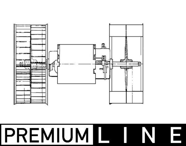 MAHLE Innenraumgebläse (AB 40 000P) MAHLE Innenraumgebläse (AB 40 000P)