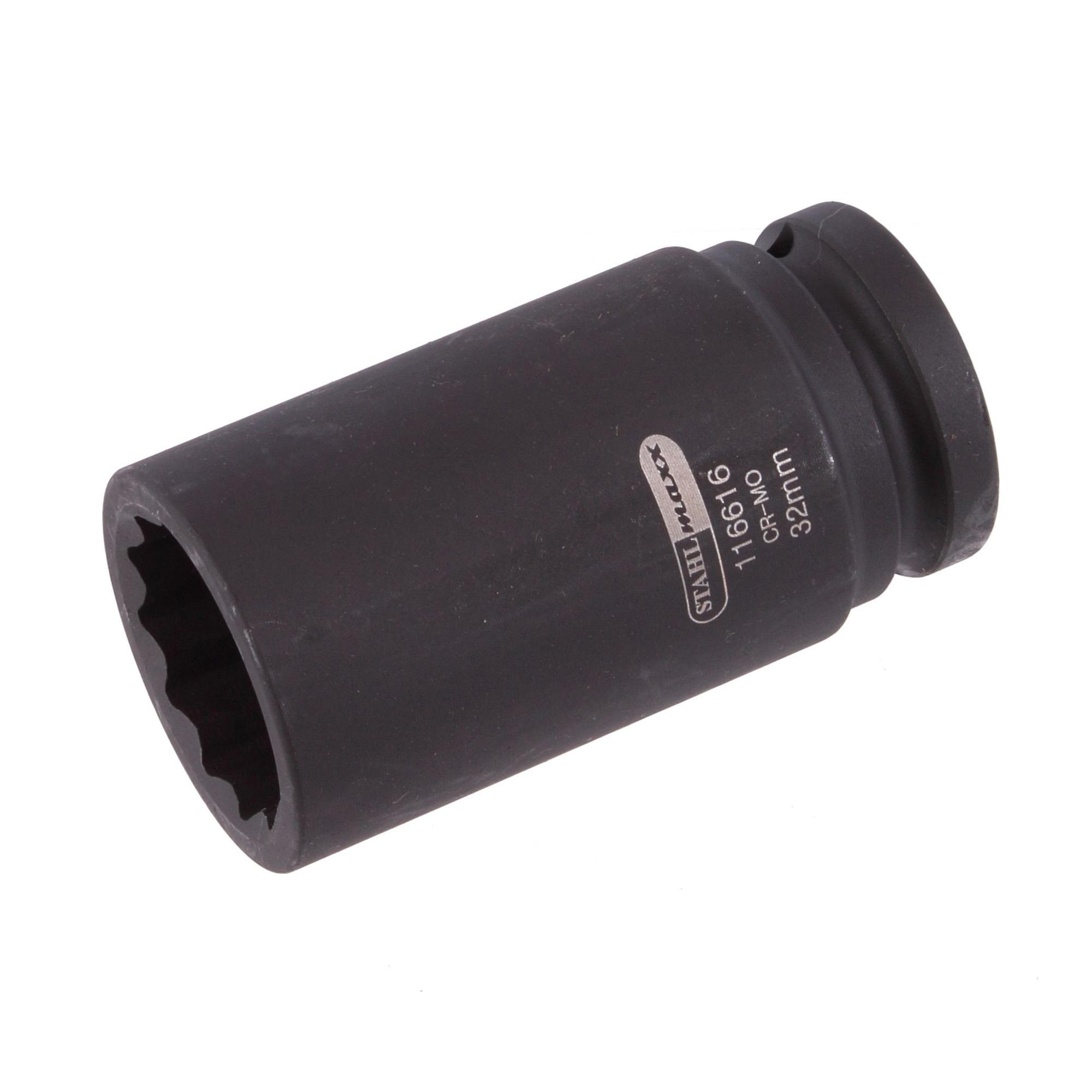 Kraft-Steckschlüsseleinsatz, 32 mm, 3/4"-Antrieb, 12-kant Kraft-Steckschlüsseleinsatz, 32 mm, 3/4"-Antrieb, 12-kant