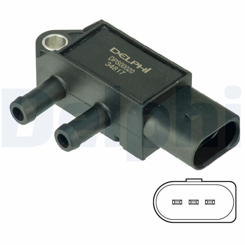 DELPHI Sensor, Abgasdruck (DPS00020)