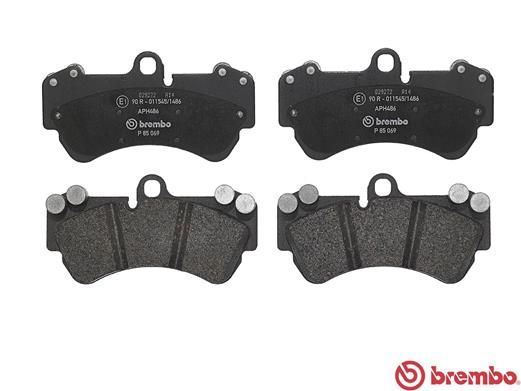 BREMBO Bremsbelagsatz, Scheibenbremse (P 85 069)