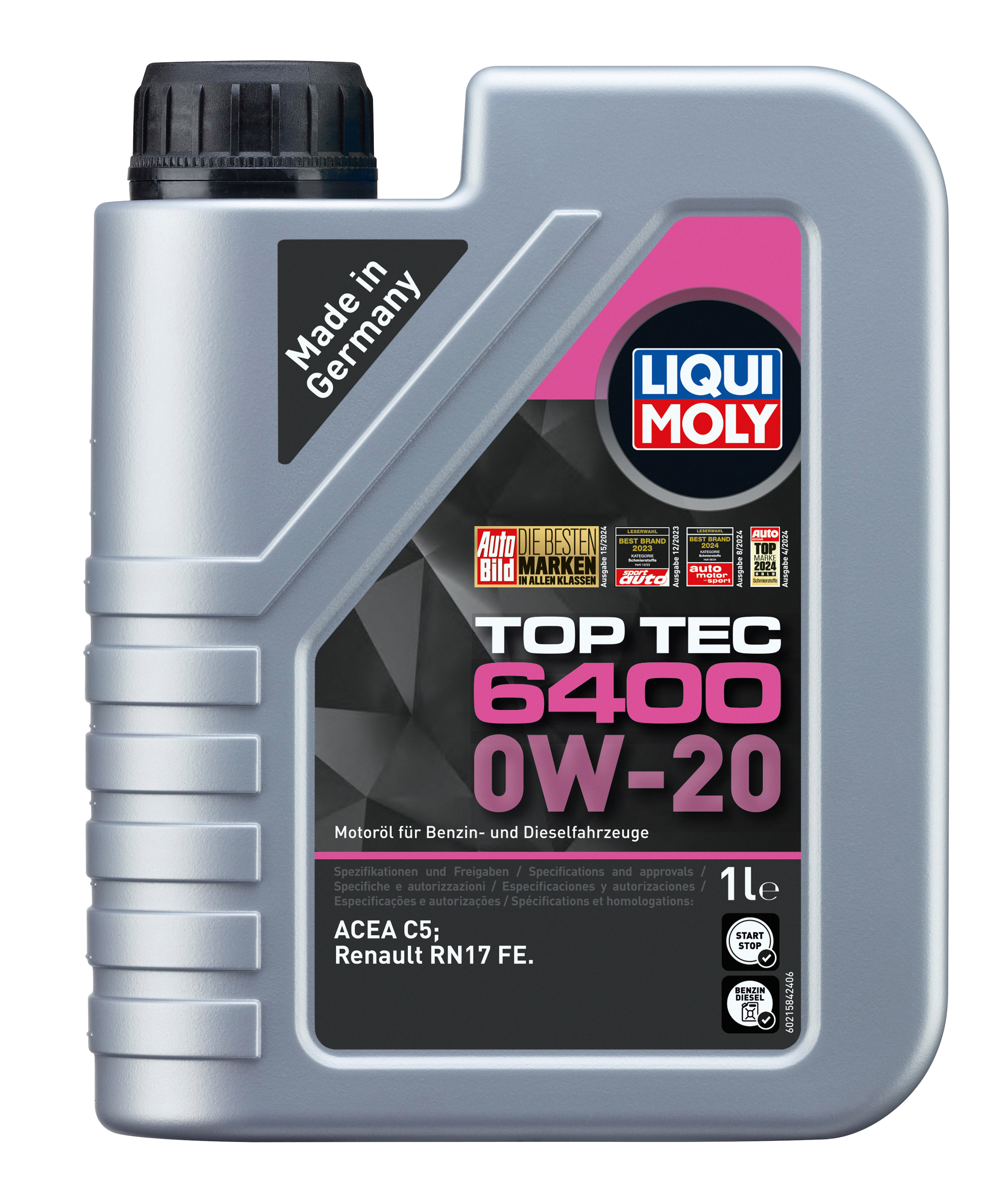 LIQUI MOLY Top Tec 6400 0W-20, 1 l (21584)